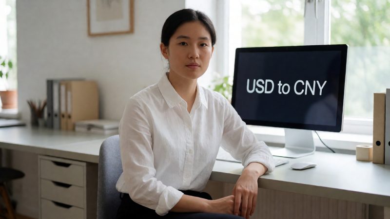 美元兑换人民币 场景参考图